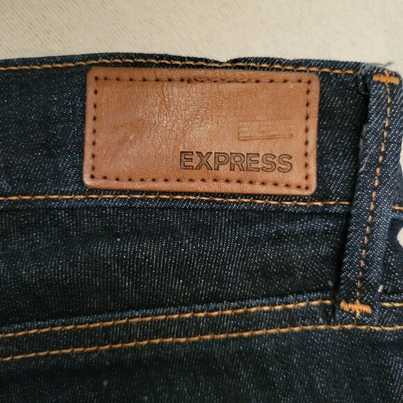 Express Jeans Ankle Legging Dark Blue Denim 6 NWT - Picture 5 of 11